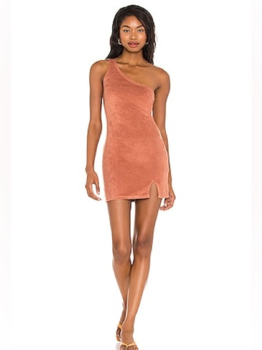 House of Harlow 1960 x REVOLVE Leah Mini Dress in Terracotta NWT Size XXS